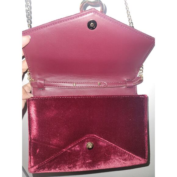 Ralph Lauren Bennington Envelope Velvet Crossbody - Picture 4 of 7